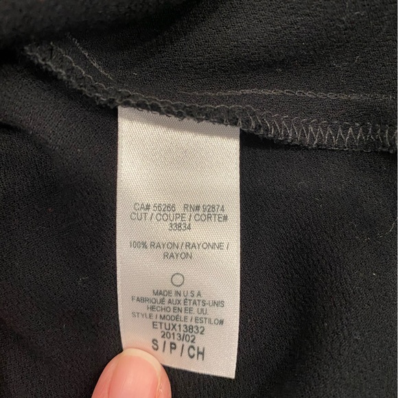 Ella Moss long sleeve blouse with draped crossover in front and back - Picture 4 of 4